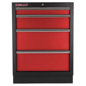 Celokovová skrinka so 4-mi šuplíkmi PROFI - RTGC1304