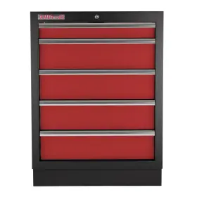 Celokovová skrinka s 5-timi šuplíkmi PROFI - RTGC1305