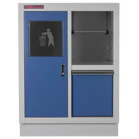 Celokovová dielenská skrinka PROFI BLUE 680x458x910 mm - MTGC1301A