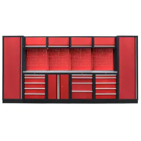 Kvalitný PROFI RED dielenský nábytok 3920 x 495 x 2000 mm - RTGS1300AV