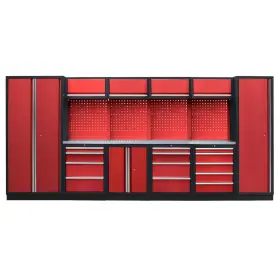 Kvalitný PROFI RED dielenský nábytok 4235 x 495 x 2000 mm - RTGS1300A55