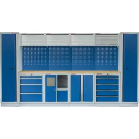 Kvalitný PROFI BLUE dielenský nábytok 3920 x 495 x 2000 mm - MTGS1301AP