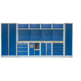 Kvalitný PROFI BLUE dielenský nábytok 4235 x 495 x 2000 mm - MTGS1301AI