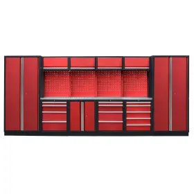 Kvalitný PROFI RED dielenský nábytok - 4535 x 2000 x 495 mm - RTGS1300A22