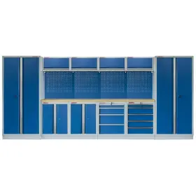 Kvalitný PROFI BLUE dielenský nábytok - 4535 x 2000 x 495 mm - MTGS1300AA2