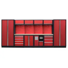 Kvalitný PROFI RED dielenský nábytok - 4535 x 2000 x 495 mm - RTGS1301AE