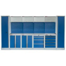 Kvalitný PROFI BLUE dielenský nábytok 3920 x 495 x 2000 mm - MTGS1300BB9