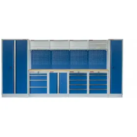 Kvalitný PROFI BLUE dielenský nábytok 4235 x 495 x 2000 mm - MTGS1300AJ