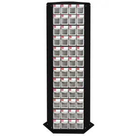 Otočný kovový dielenský organizér so 144 zásuvkami - RFO-8144