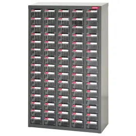 Galvanizovaný kovový organizér pre dielenský materiál a diely s 75 zásuvkami ST-1575