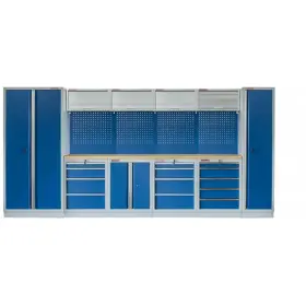 Kvalitný PROFI BLUE dielenský nábytok 4235 x 495 x 2000 mm - MTGS1300A6