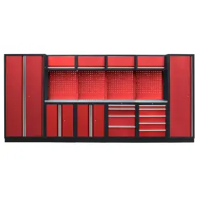 Kvalitný PROFI RED dielenský nábytok 4235 x 495 x 2000 mm - RTGS1300BB5