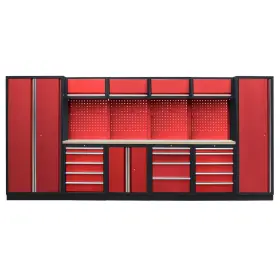 Kvalitný PROFI RED dielenský nábytok 4235 x 495 x 2000 mm - RTGS1300AD
