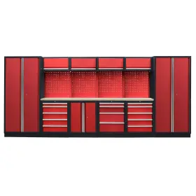 Kvalitný PROFI RED dielenský nábytok - 4535 x 2000 x 495 mm - RTGS1300AE