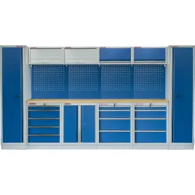 Kvalitný PROFI BLUE dielenský nábytok 3920 x 495 x 2000 mm - MTGS1300A7