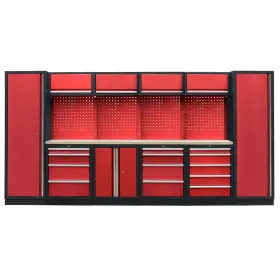 Kvalitný PROFI RED dielenský nábytok 3920 x 495 x 2000 mm - RTGS1300A8