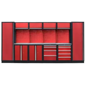 Kvalitný PROFI RED dielenský nábytok 3920 x 495 x 2000 mm - RTGS1300BB8