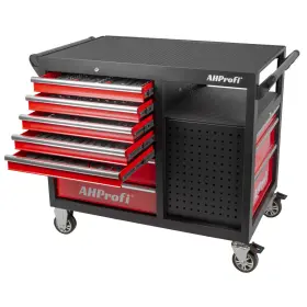 Dielenský vozík s náradím, 360°, 10 zásuviek, 238 ks - AH450101BAL