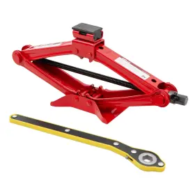 Nožnicový zdvihák s račňou, 2t, AHProfi - AH10202