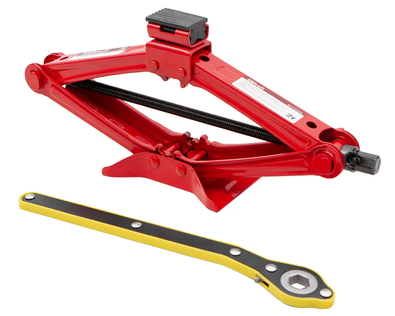 Nožnicový zdvihák s račňou, 2t, AHProfi - AH10202