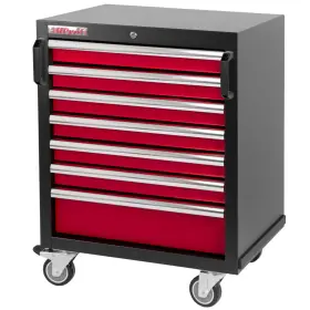 Dielenský vozík na náradie PROFI, 7 zásuviek, červený - RTGC1307WA