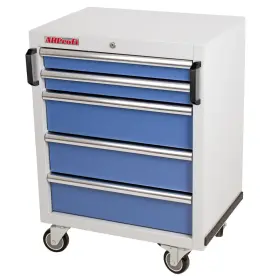 Dielenský vozík na náradie PROFI, 5 zásuviek, modrý - MTGC1305WA