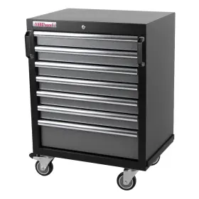 Dielenský vozík na náradie PROFI, 7 zásuviek, sivý - TGC1307WA