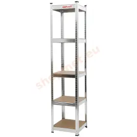Policový regál STANDARD, 5 políc, 400 x 400 x 1800 cm - AH3009