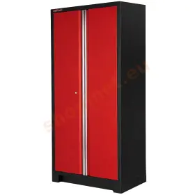 Celokovová dielenská skriňa PROFI, hlboká, 915x610x2000 mm - AH4220-R