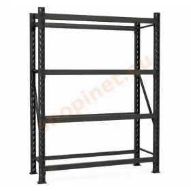Regál na pneumatiky HEAVY DUTY, 1200 x 500 x 1800 mm, 4 police