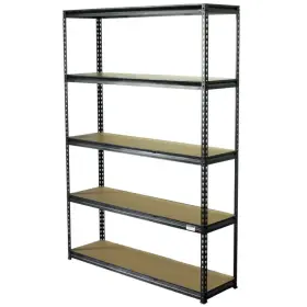 Policový regál PREMIUM, 5 políc - 1200 x 410 x 1830 mm - AH007