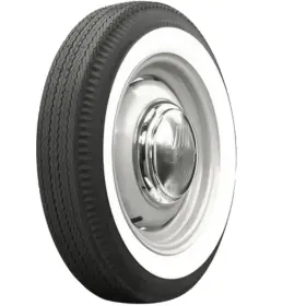 6.40-15 86P TL Firestone 4PR Vintage whitewall 55mm (2 1/8")