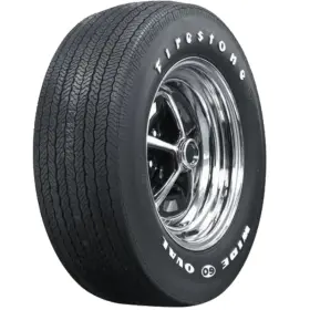 F60-15 Firestone Wide Oval raised white letter -not street legal-