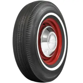8.55-15 97P TL Bf Goodrich 4PR Silvertown Whitewall 25 mm