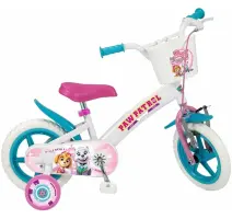 Toimsa baby bicykel 12 "psi hliadka biela 1281 dievča