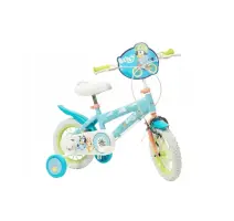 Toimsa blueey 12 "detská bicykla modrá a limetková zelená farba