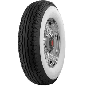 6.50-19 6PR Firestone Deluxe Champion Balloon Whitewall 90 mm (3 1/2")