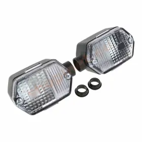 Blinker hranatý biela sklo SR50 SR80 S53 ETZ s homologáciou
