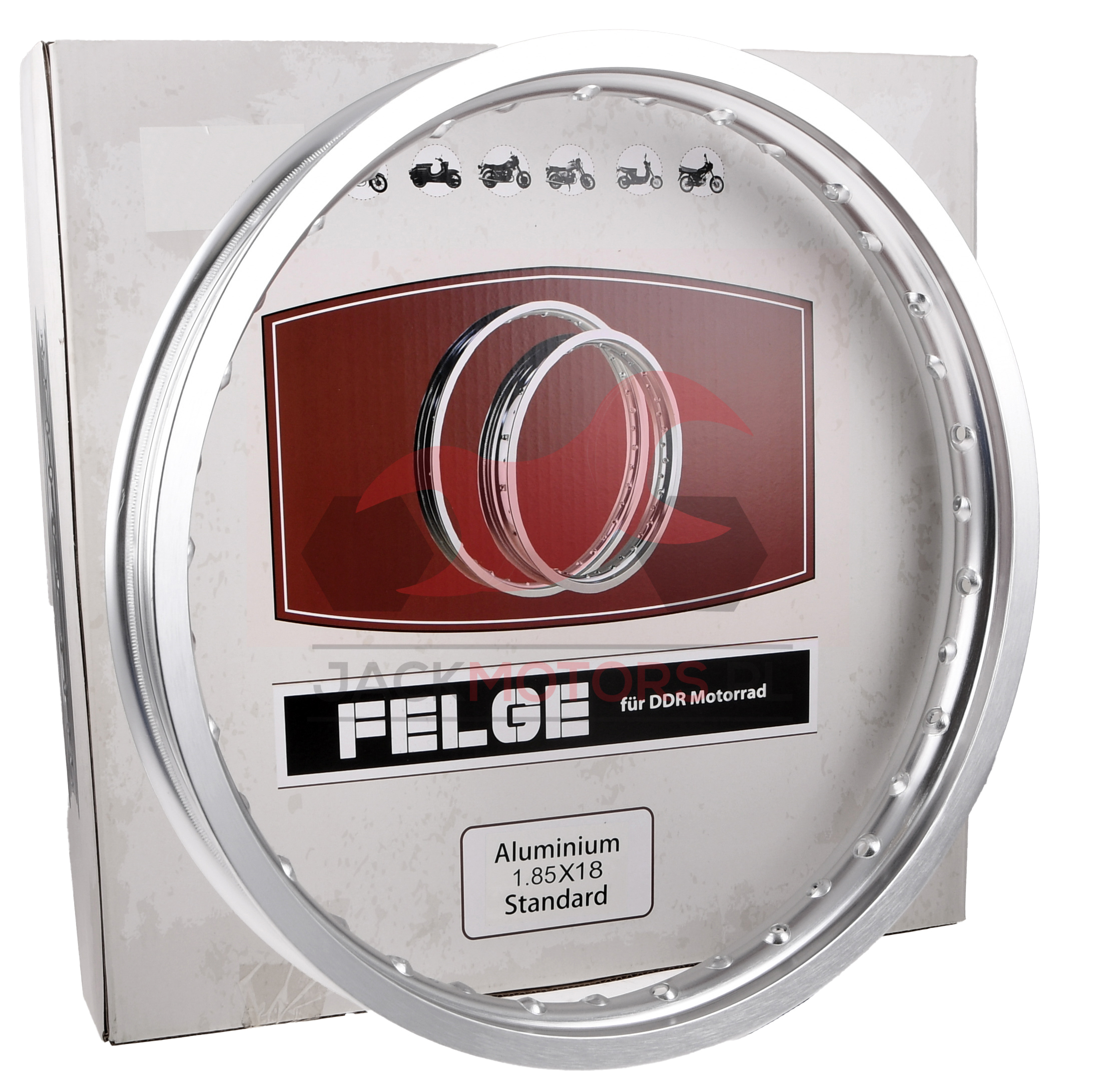 18 x 1,85 hliníkový ráfik IFA