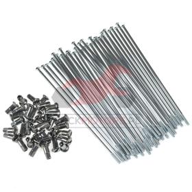 Sada špicov 148mm 36ks chróm BÜCHEL